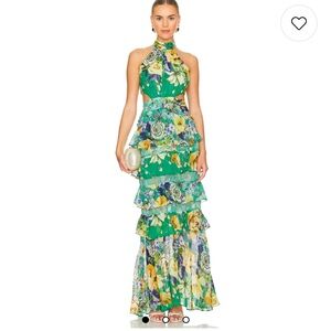 Elliat gardenia gown green